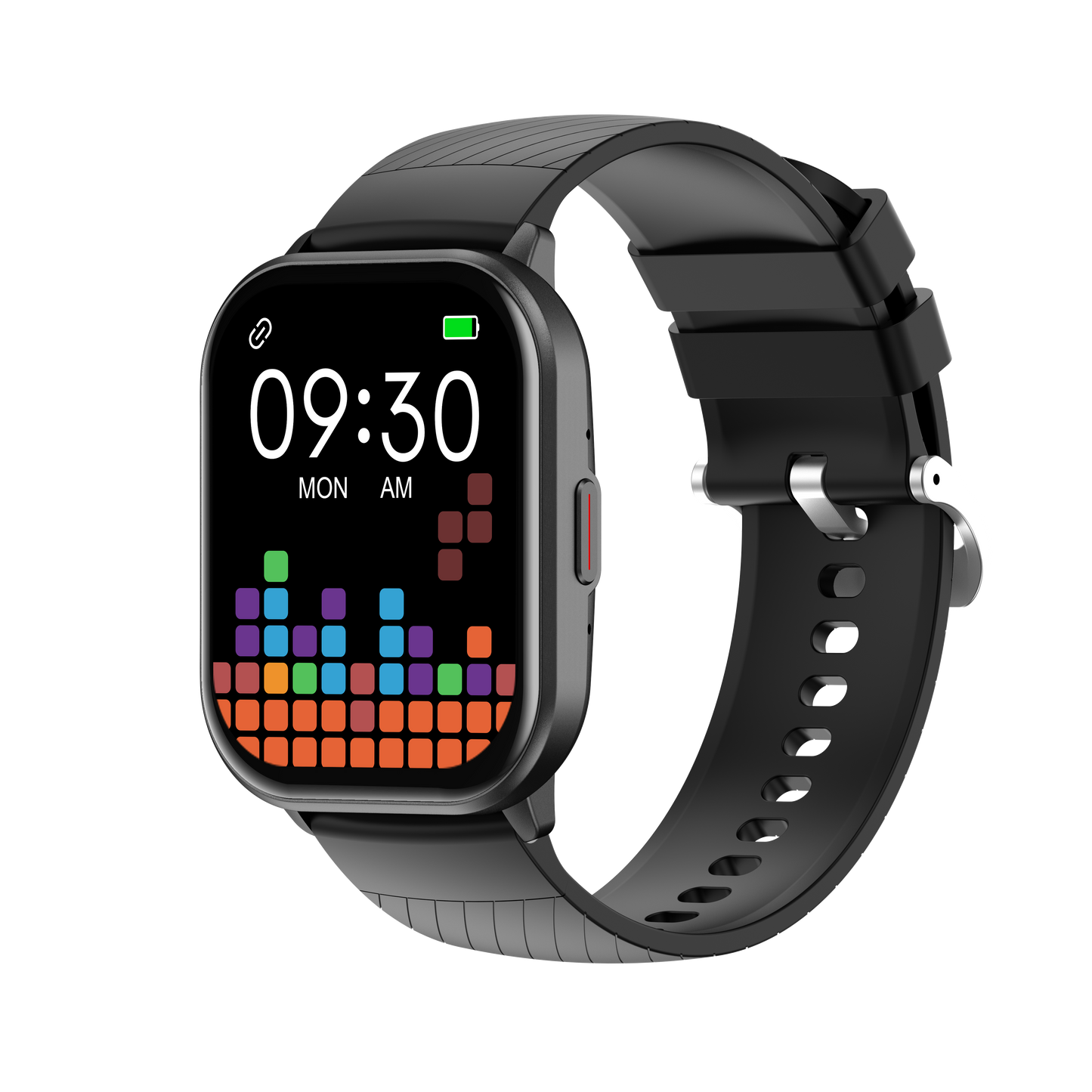 Fitpolo Alfa Smart Watch Black –  ساعة رياضية ذكية بتصميم أنيق  أسود