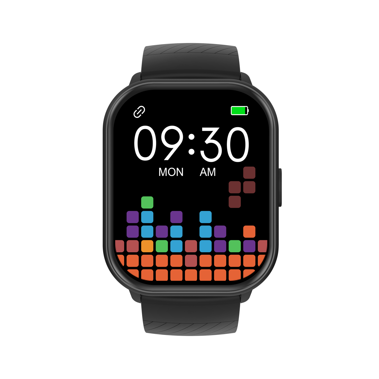 Fitpolo Alfa Smart Watch Black –  ساعة رياضية ذكية بتصميم أنيق  أسود