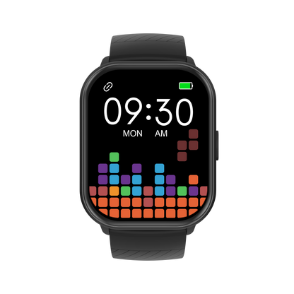 Fitpolo Alfa Smart Watch Black –  ساعة رياضية ذكية بتصميم أنيق  أسود