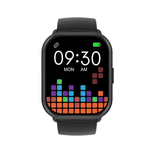 Fitpolo Alfa Smart Watch Black –  ساعة رياضية ذكية بتصميم أنيق  أسود