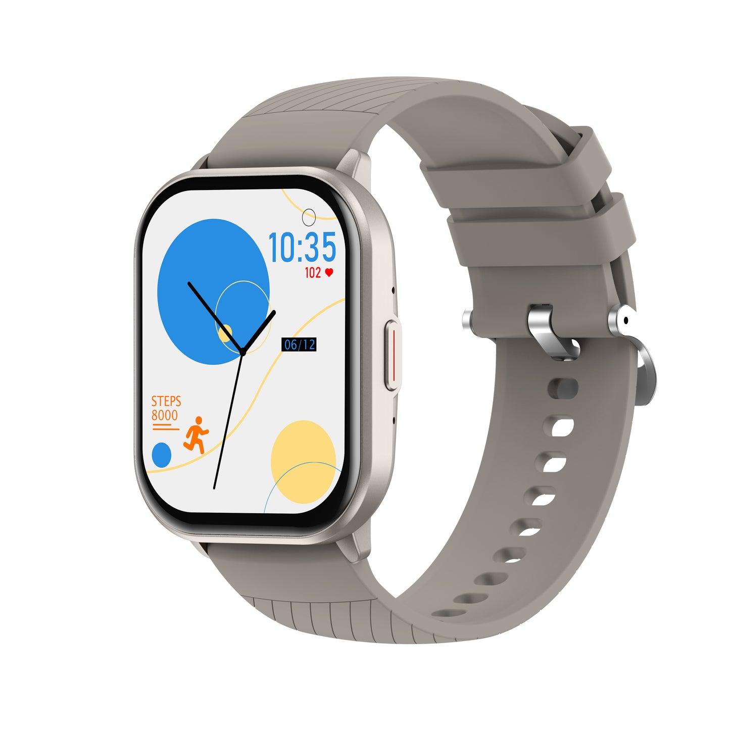 Fitpolo Alfa Smart Watch Grey –  ساعة رياضية ذكية بتصميم أنيق رمادي